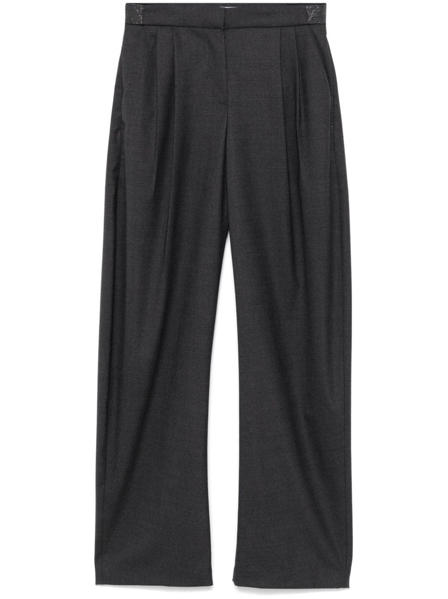 Brunello Cucinelli Outer: Virgin Wool 95% trousers in grey