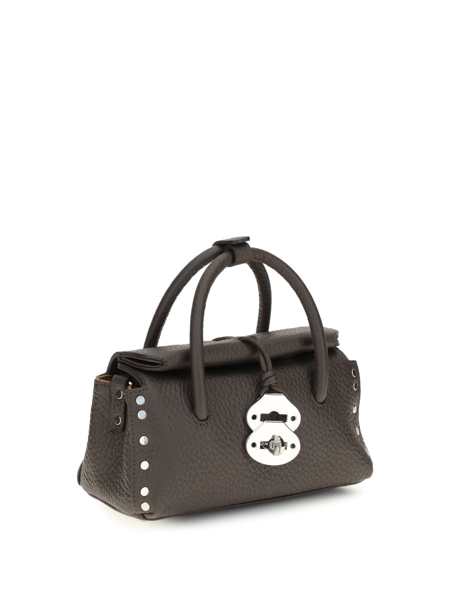 Handbag Dotta Centauro Baby Calf Leather Brown Castel Del Monte Handbags