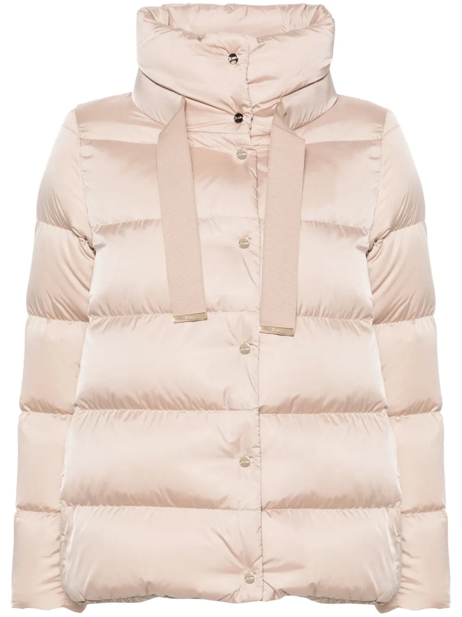 Herno Outer: Polyester 100%; Lining: Polyamide 100%; Goose Down 80% down jacket in beige
