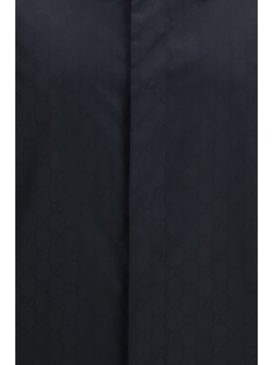 Jacket Gg Light Silk Faille Black Polyamide