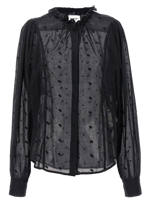 Marant Etoile Terzali Blouse — Black