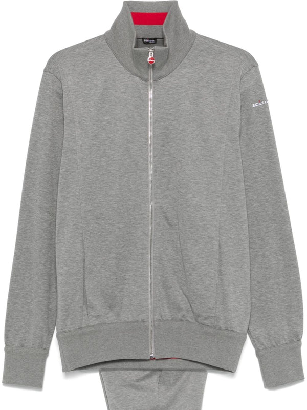 Kiton Outer: Cotton 50% tracksuit in grey