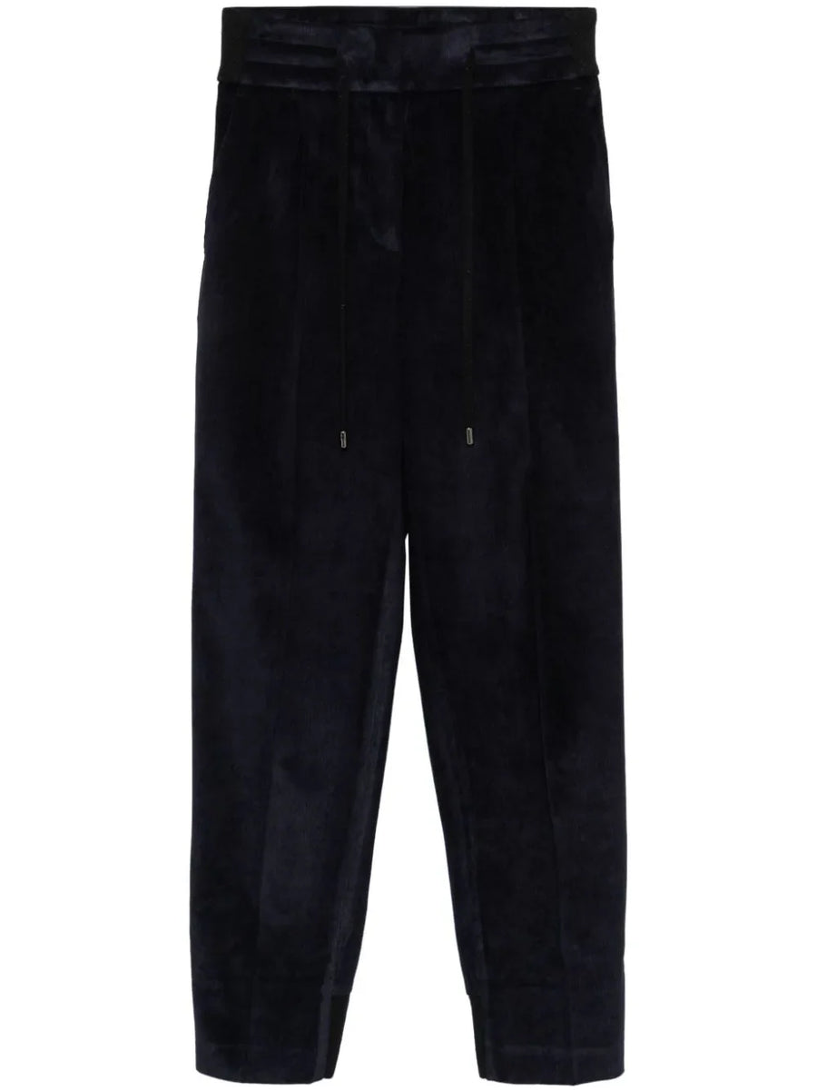 Peserico Viscose 99% trousers in navy