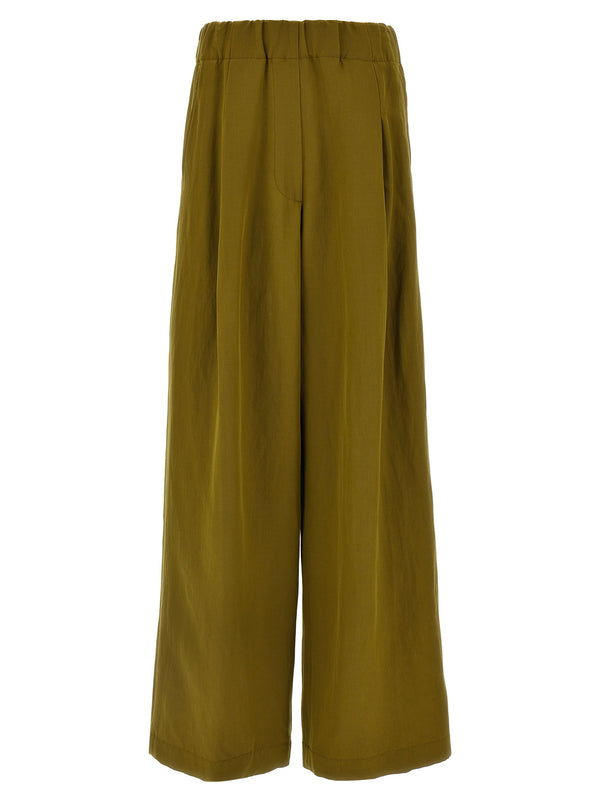 Dries Van Noten حقيبة بيلا بنطلون — زيتي