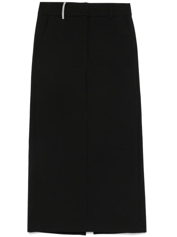 Peserico Outer: Polyester 64% skirt in black