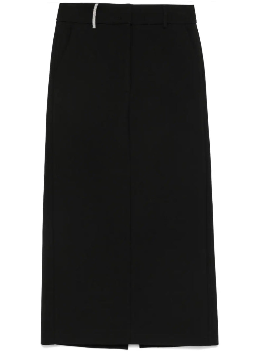 Peserico Outer: Polyester 64% skirt in black