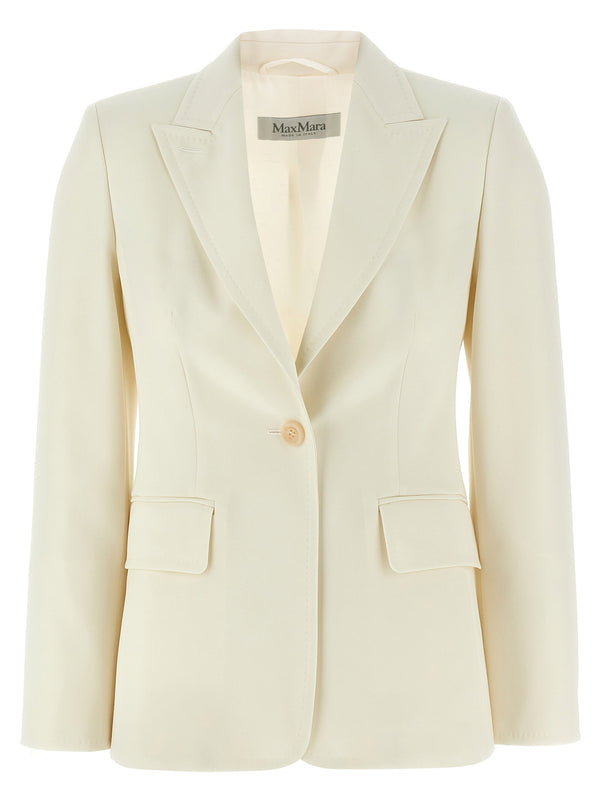 Max Mara Palchi Blazer — Cream