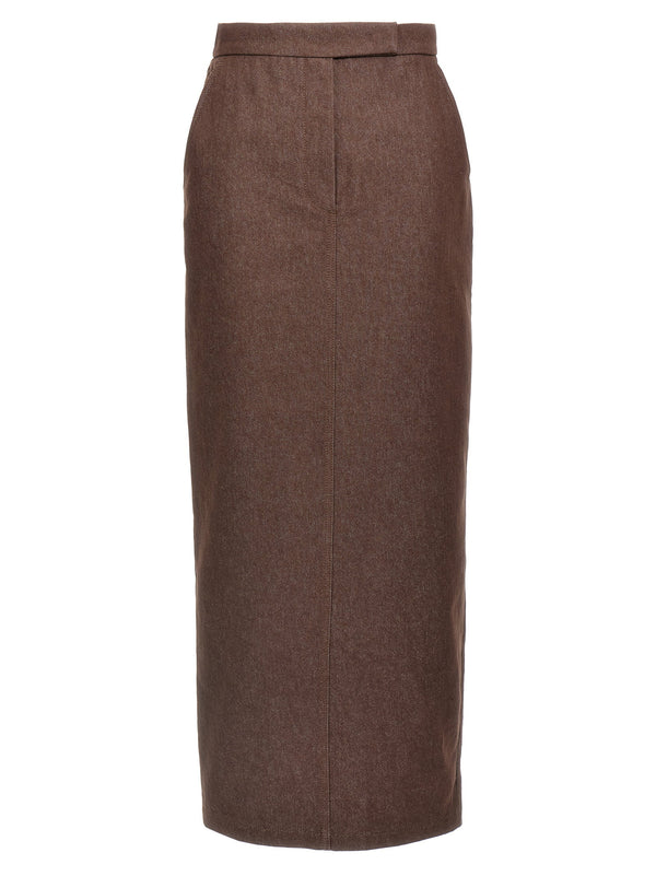 حقيبة بيانوثا Max Mara تنورة — بني