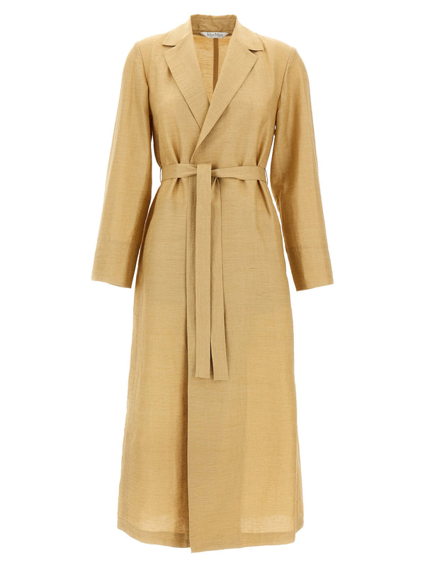 Max Mara مياندرو معطف — ذهبي