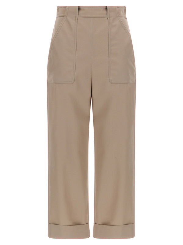 Max Mara بنطلون — بيج