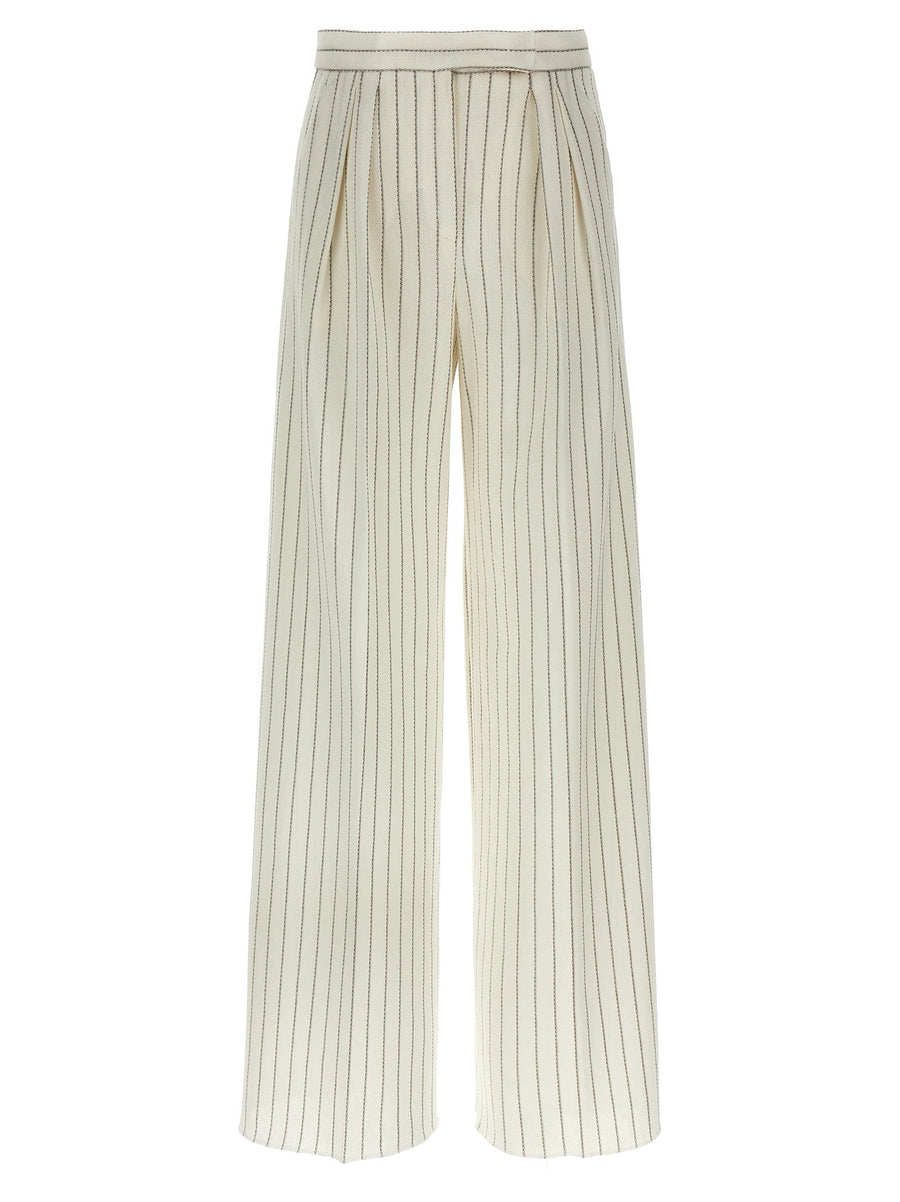 Max Mara Clarion Trousers — Cream