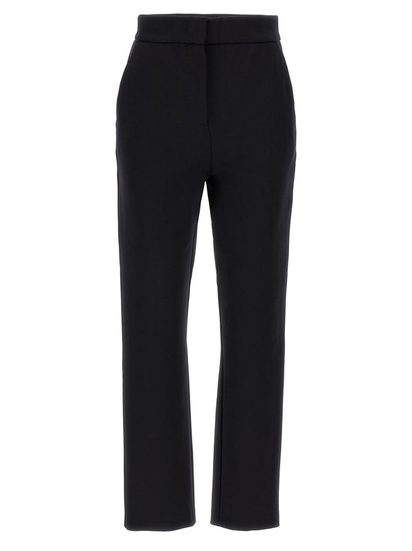Max Mara viscose trousers in black