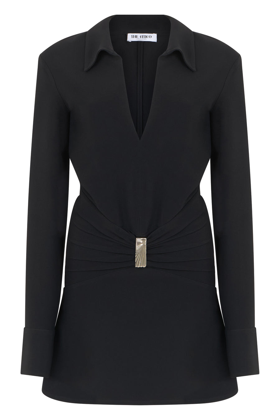 Dress Crepe Chemisier Black Viscose