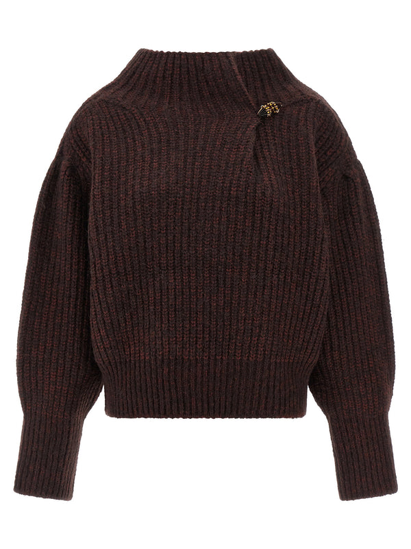 Dries Van Noten توبينا كنزة — عنابي
