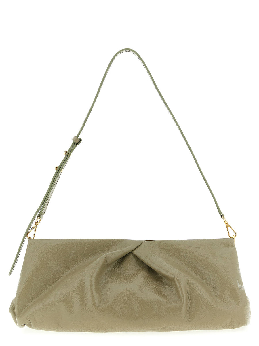 Dries Van Noten Crisp Clutch — Taupe