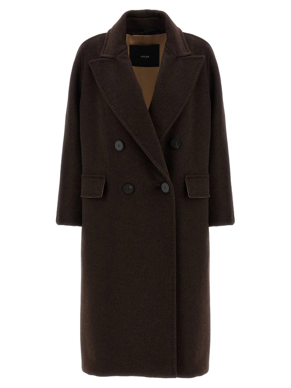 Max Mara أنغوس معطف — بني