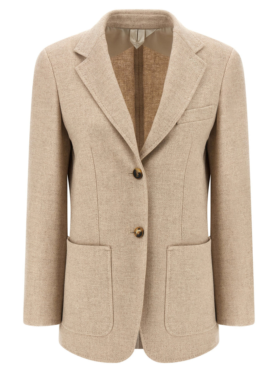Max Mara Caraffa Blazer — Beige