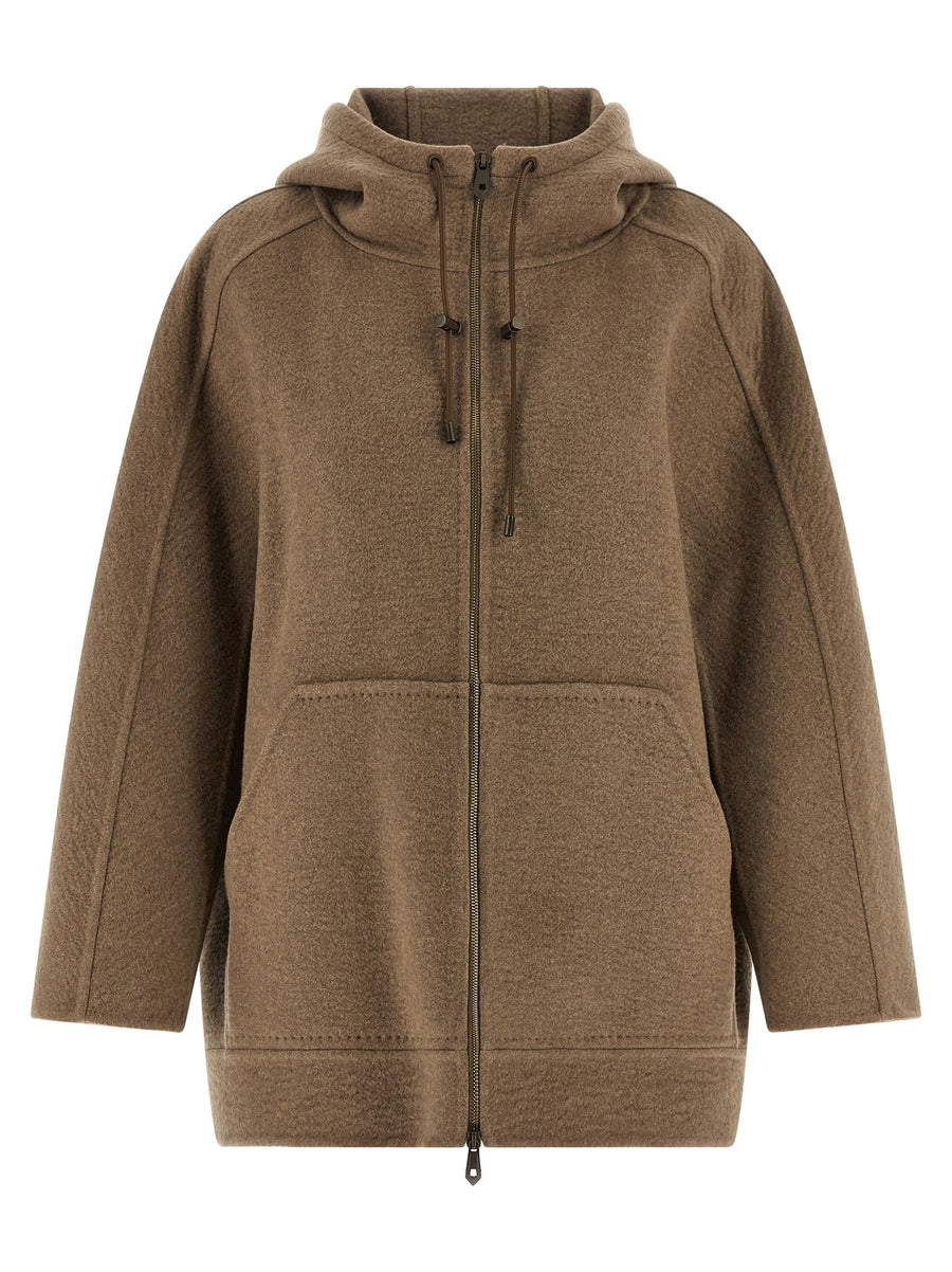 Max Mara Gradi Coat — Taupe