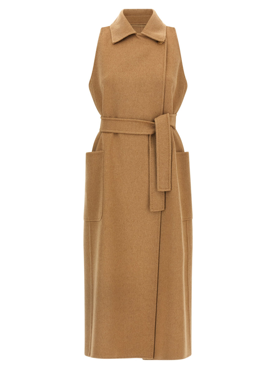 Max Mara معطف — لون الجملي