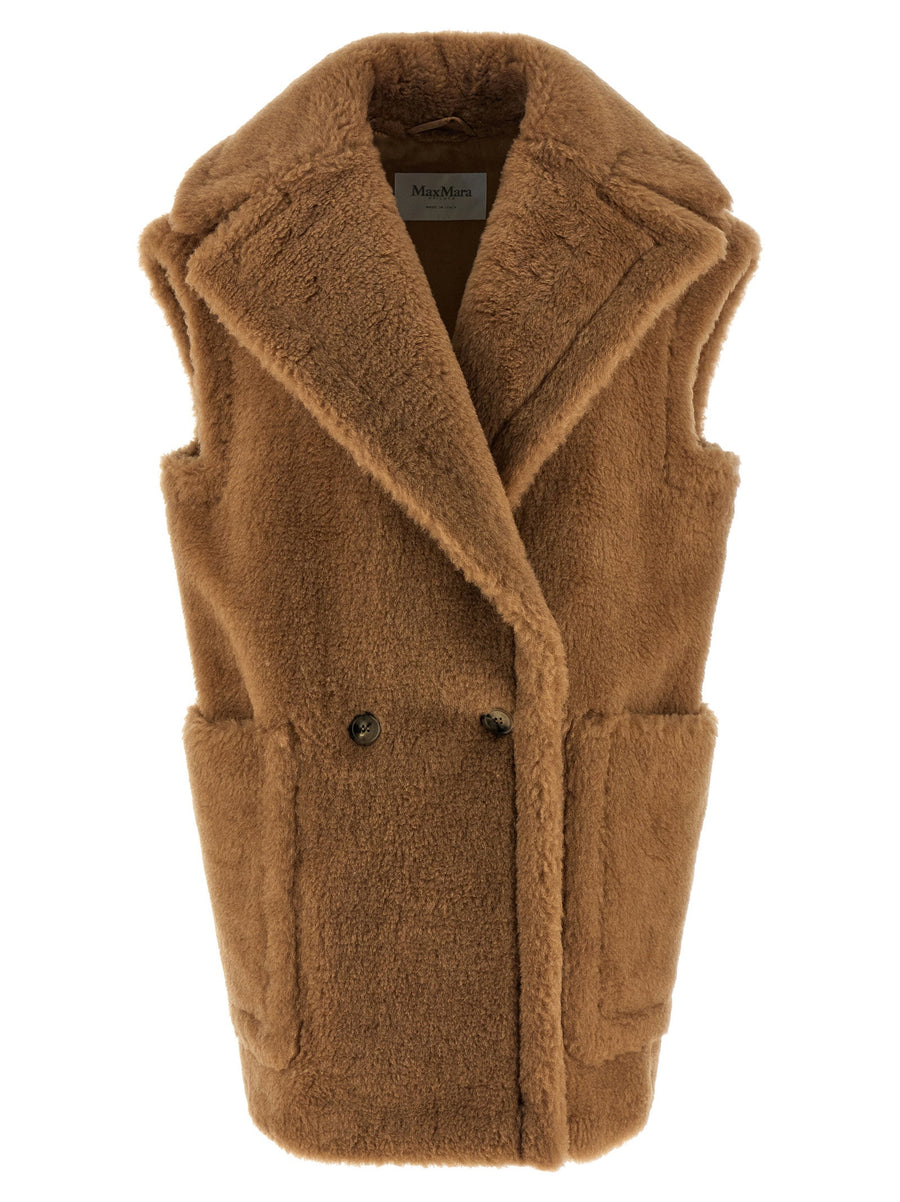 Max Mara Breda Vest — camel