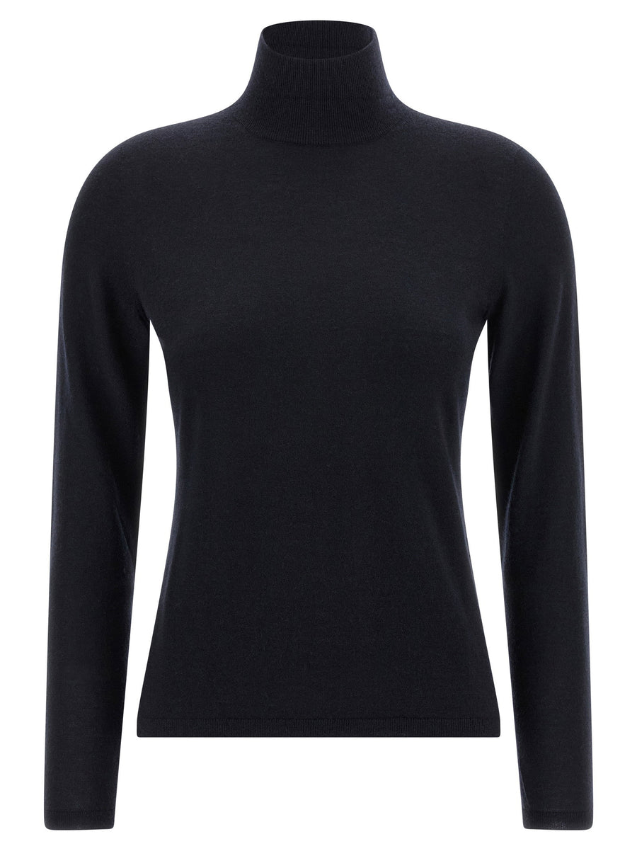 Max Mara Meana Turtleneck — Black