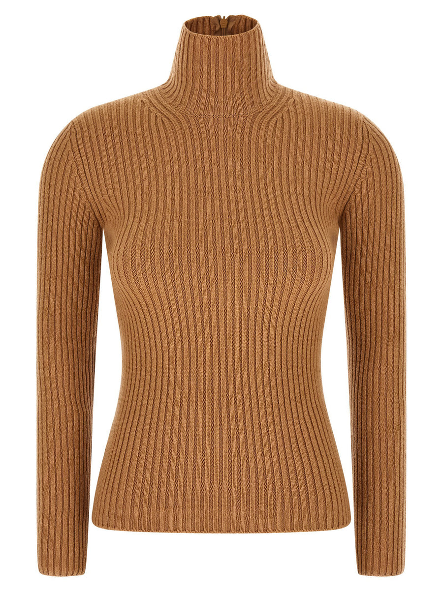 Max Mara Turtleneck — Camel