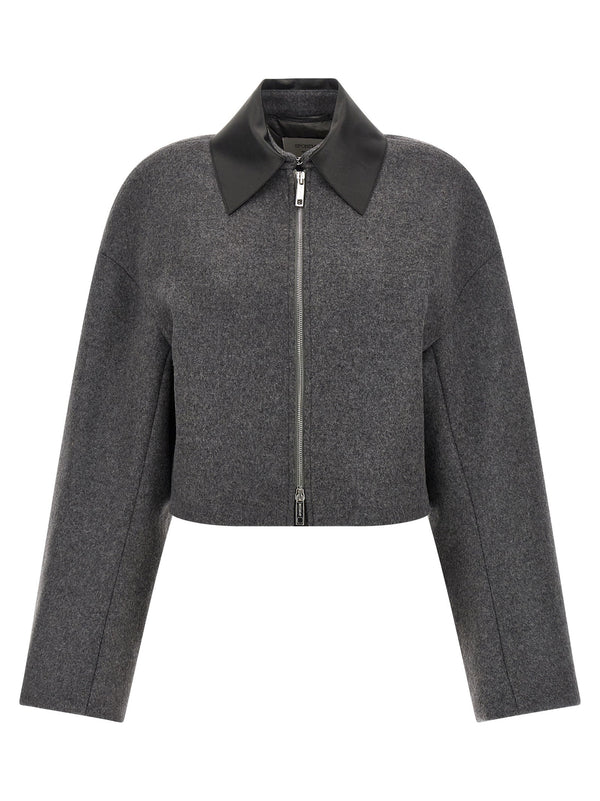 Sportmax جاكيت — رمادي فحمي