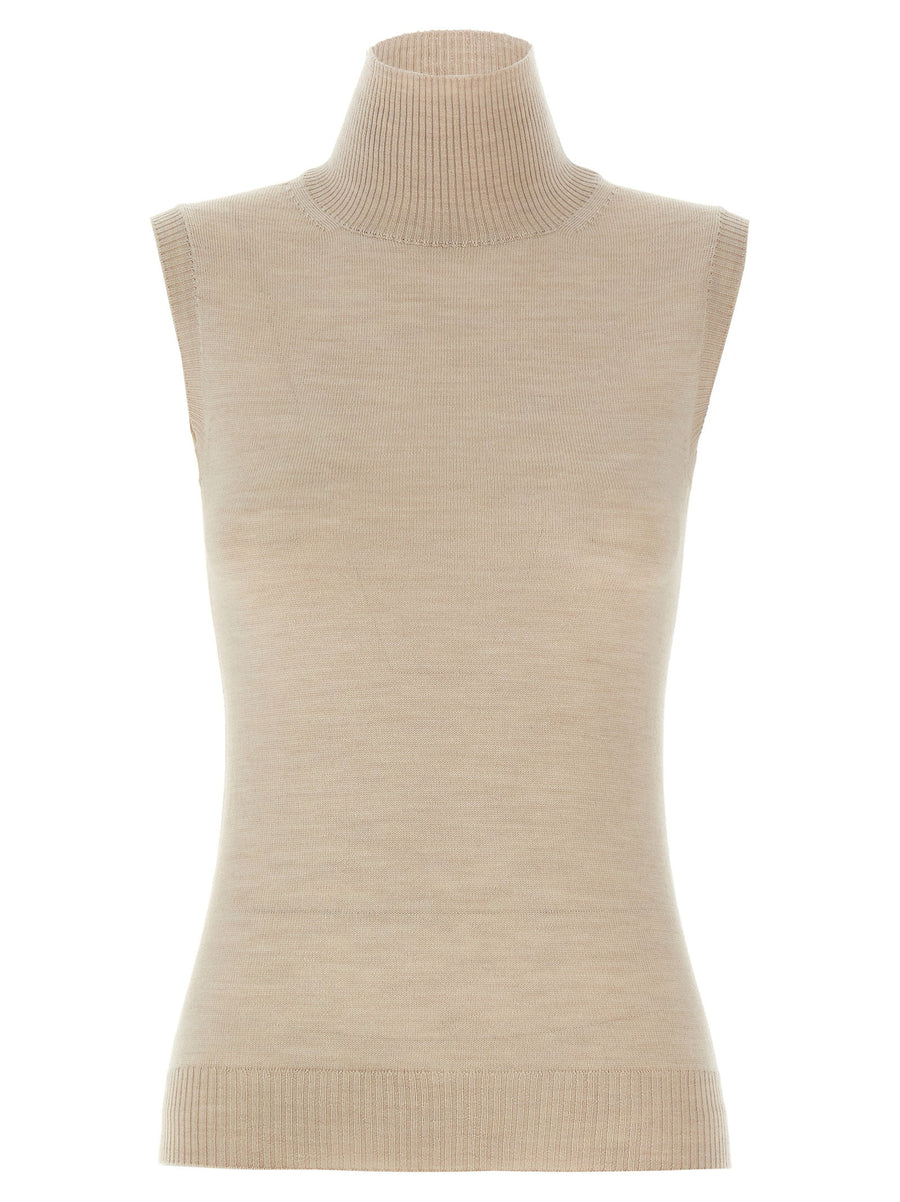 Sportmax Vertigo Tank Top — Beige