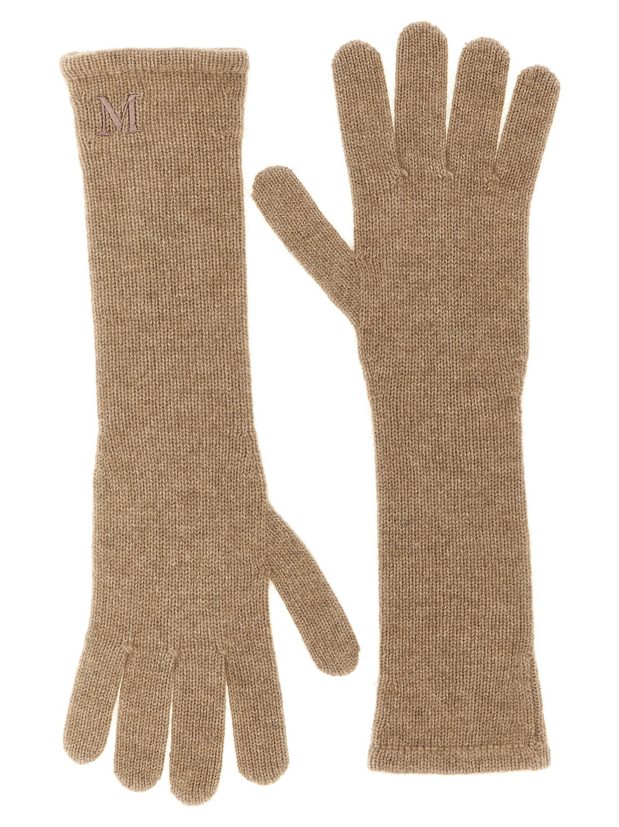 Max Mara Cashmere Gloves — Beige