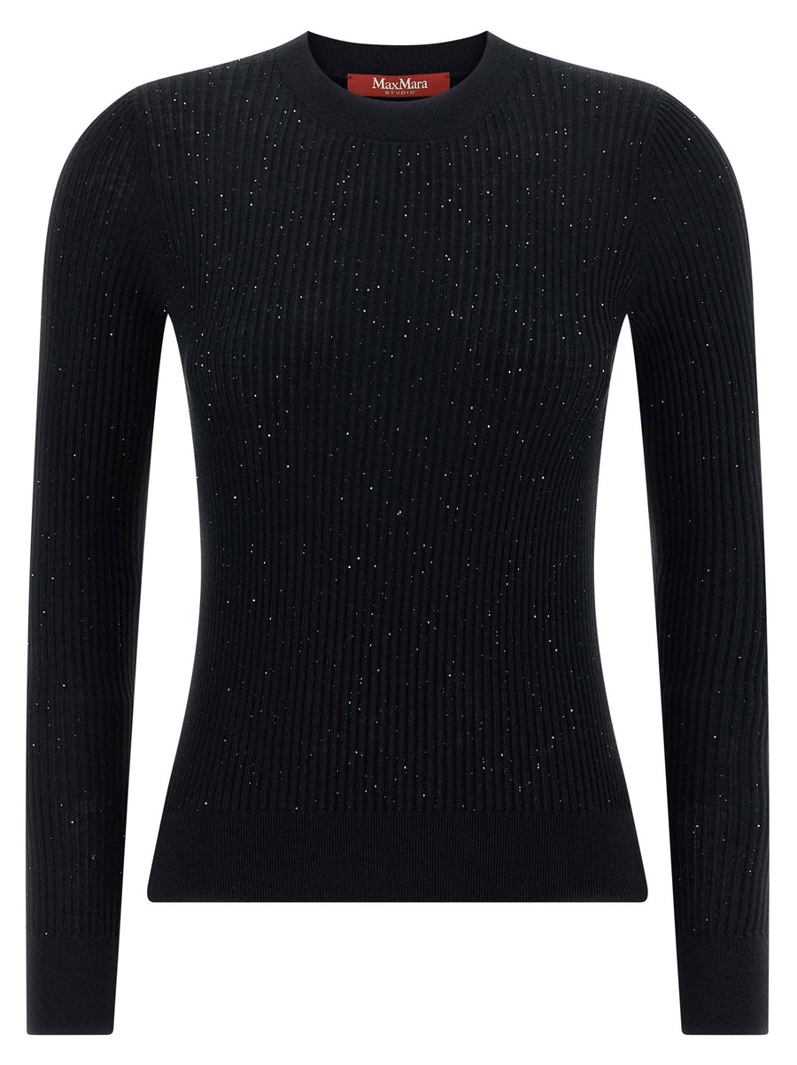 Max Mara Studio مارابو كنزة — أسود
