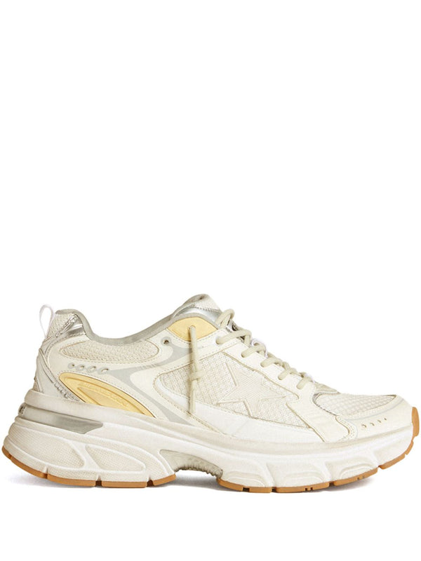 Golden Goose Outer: Polyester sneaker in cream