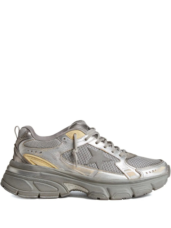 Golden Goose Outer: Polyester 100% sneaker in silver