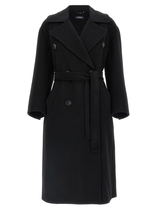 Max Mara 'S Dalila Coat — Black