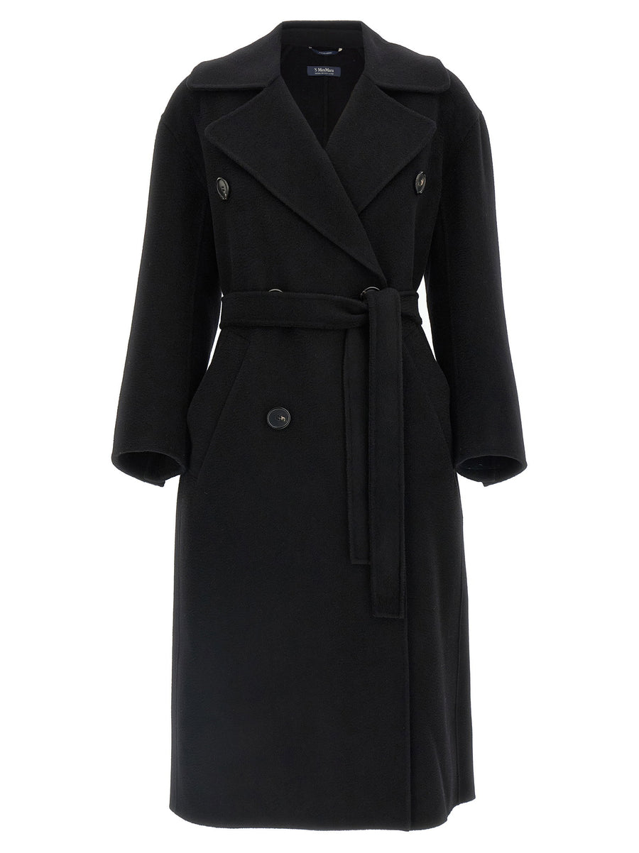 Max Mara 'S Dalila Coat — Black