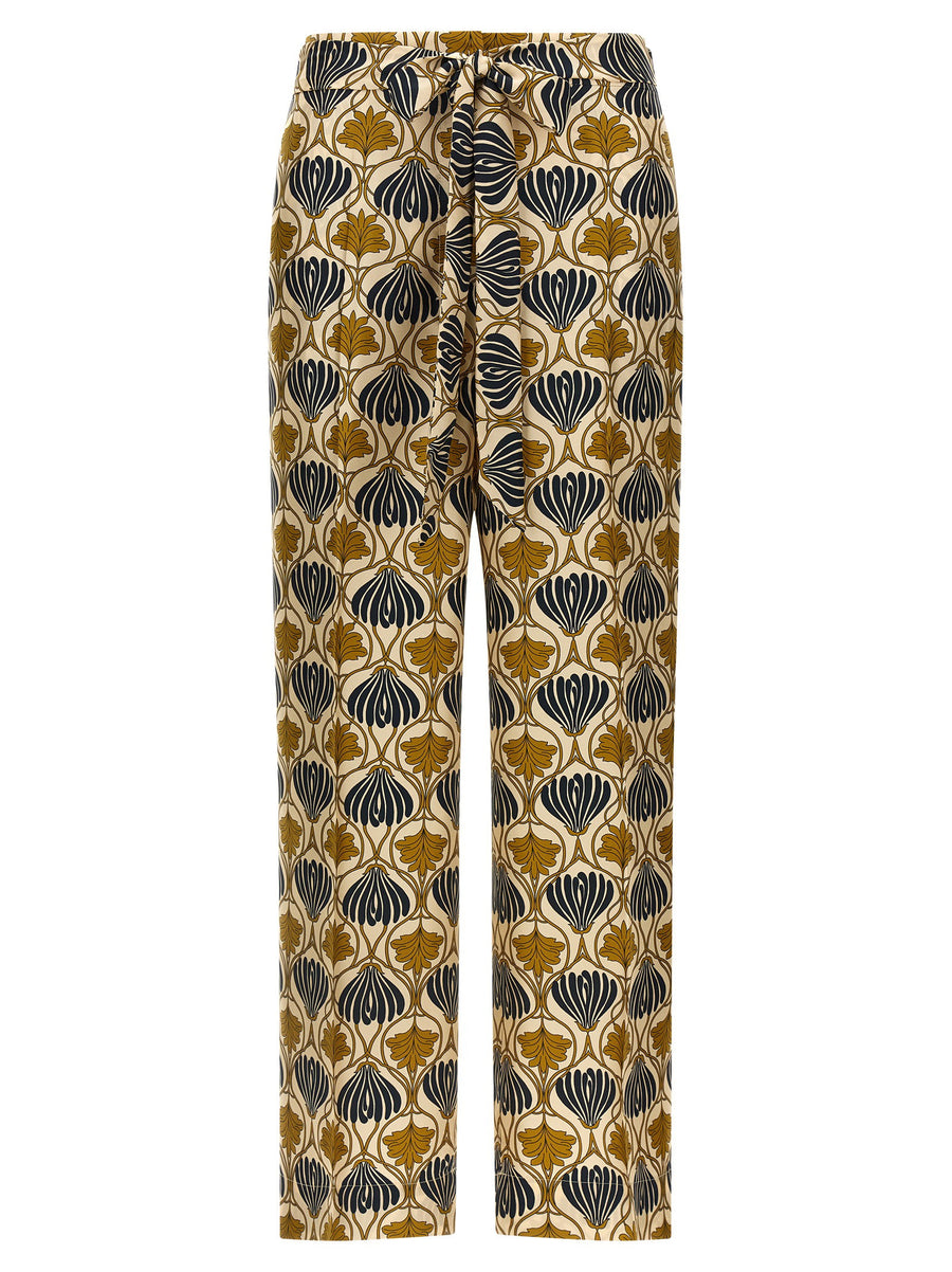 Max Mara تايمك بنطلون — كريمي