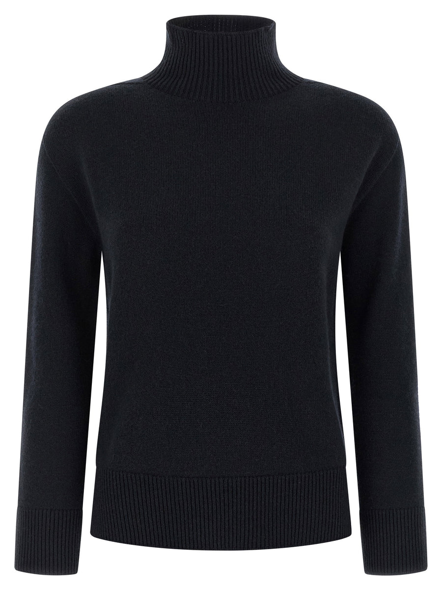 Max Mara 'S Quercia Turtleneck Sweater — Black