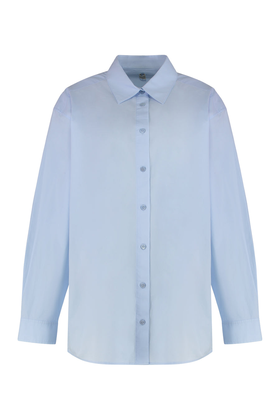 Shirt Long Sleeve Sky Cotton