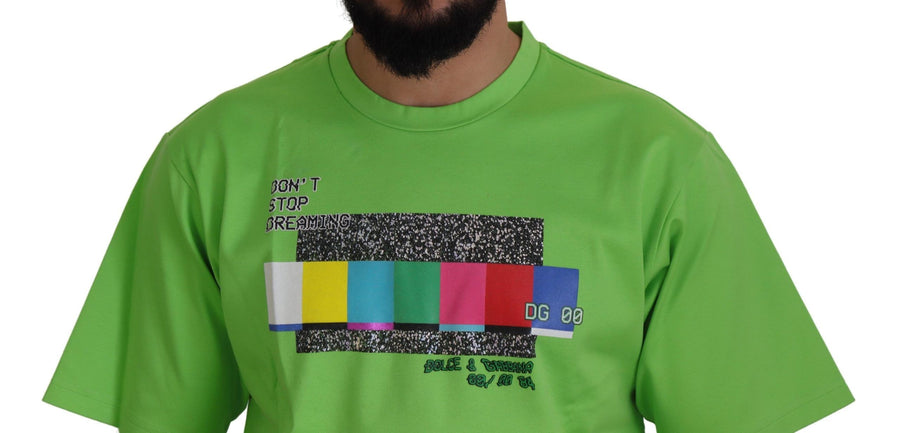 Dolce & Gabbana 100% Cotton t-shirt in green