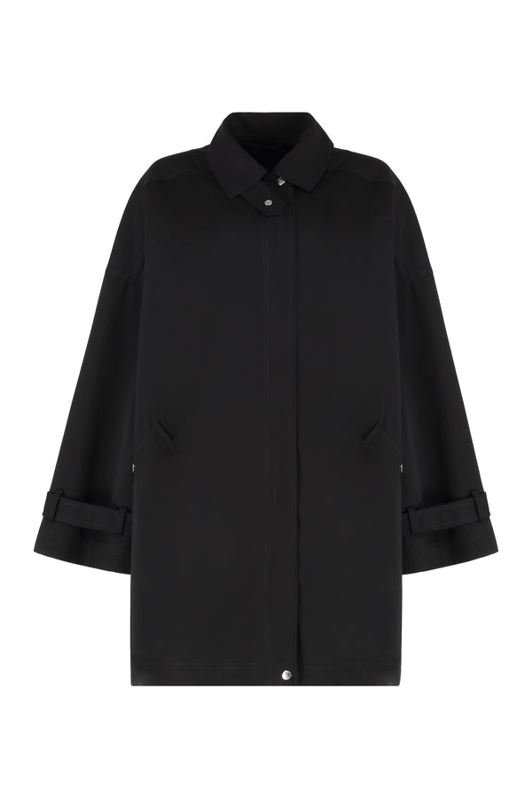 Organic Cotton Trench Coat Black & Raincoats