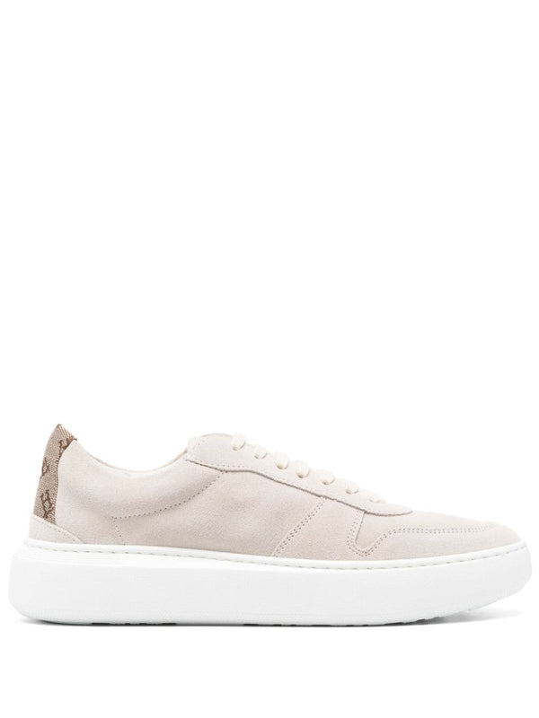 Herno Outer: Calf Suede 100% sneaker in beige