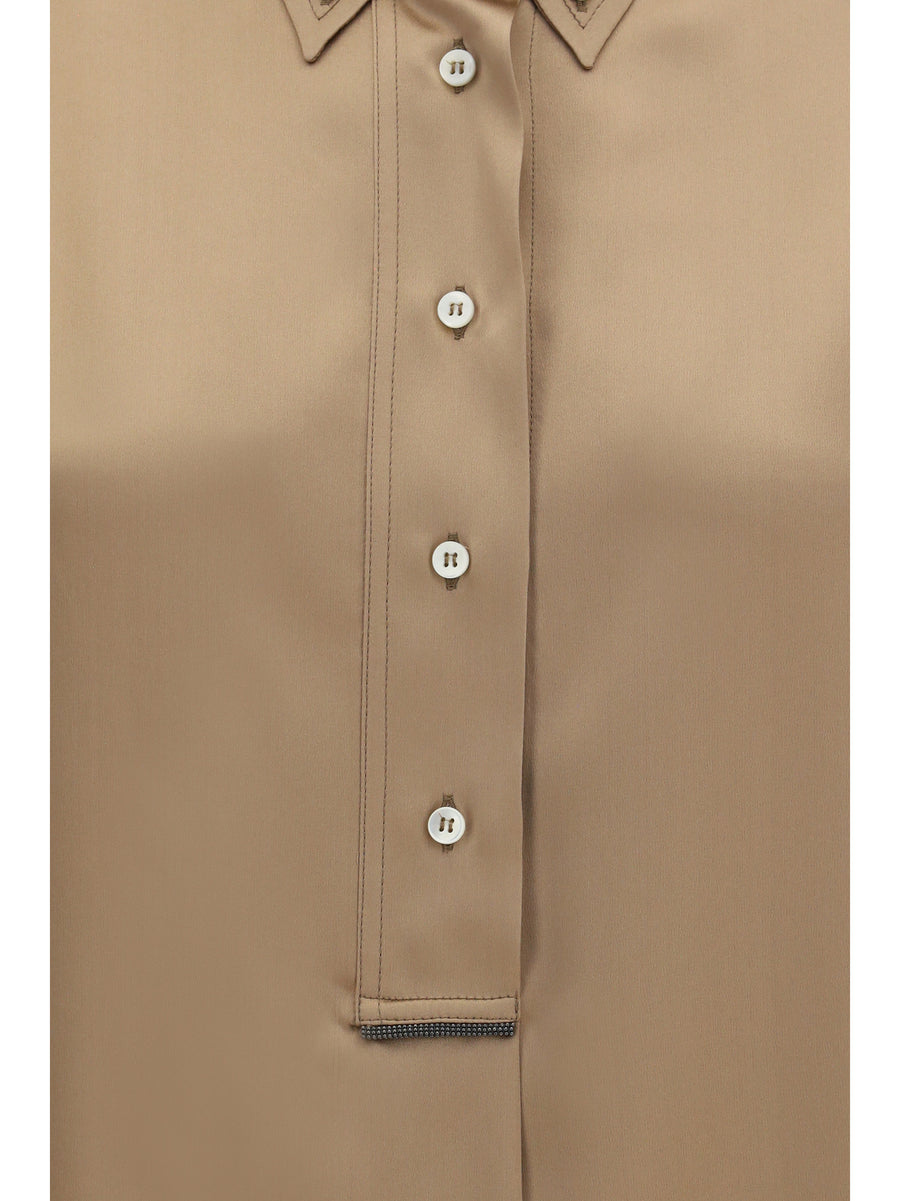 Silk Shirt Praline