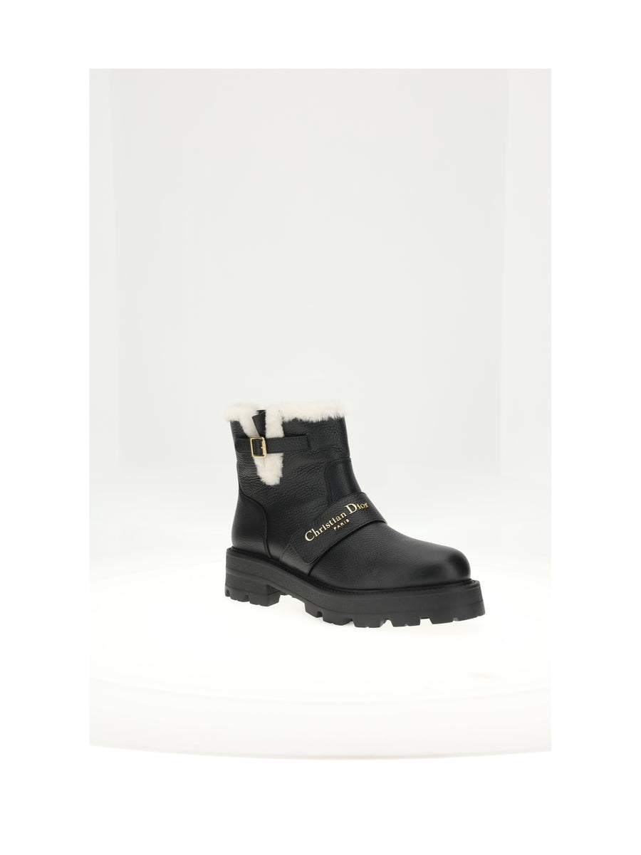 Womens Black Boot Upper Calf Leather Bos Taurus