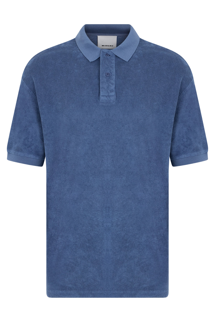 Short-Sleeved Polo Light Blue Cotton Shirts