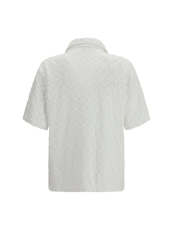 Shirt Monogram Terry Optic White White/white Cotton