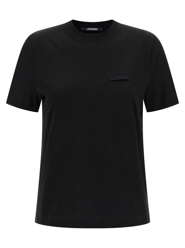 Jacquemus cotton jersey t-shirt in black