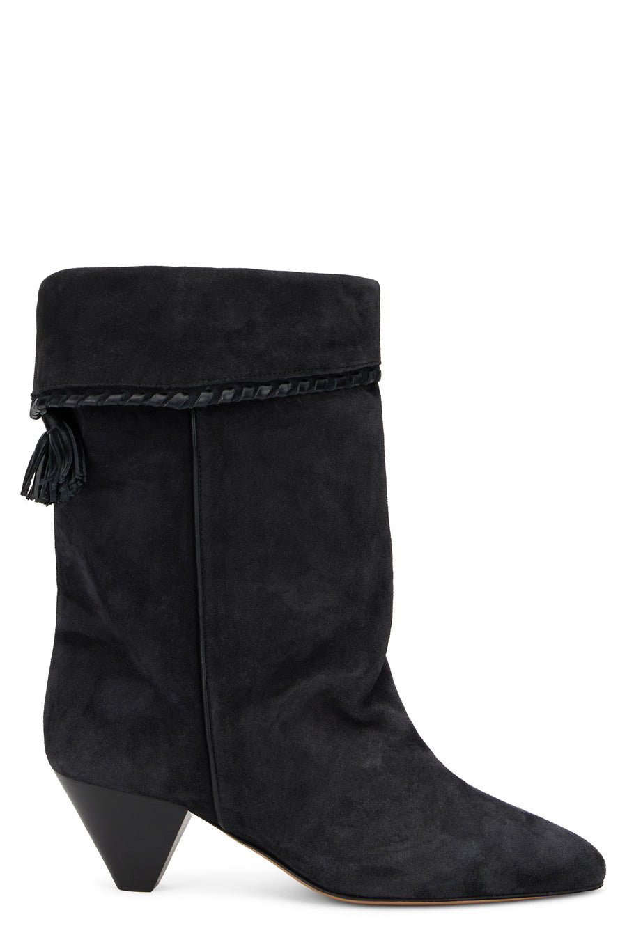 Ankle Boots Faded Black Calfskin