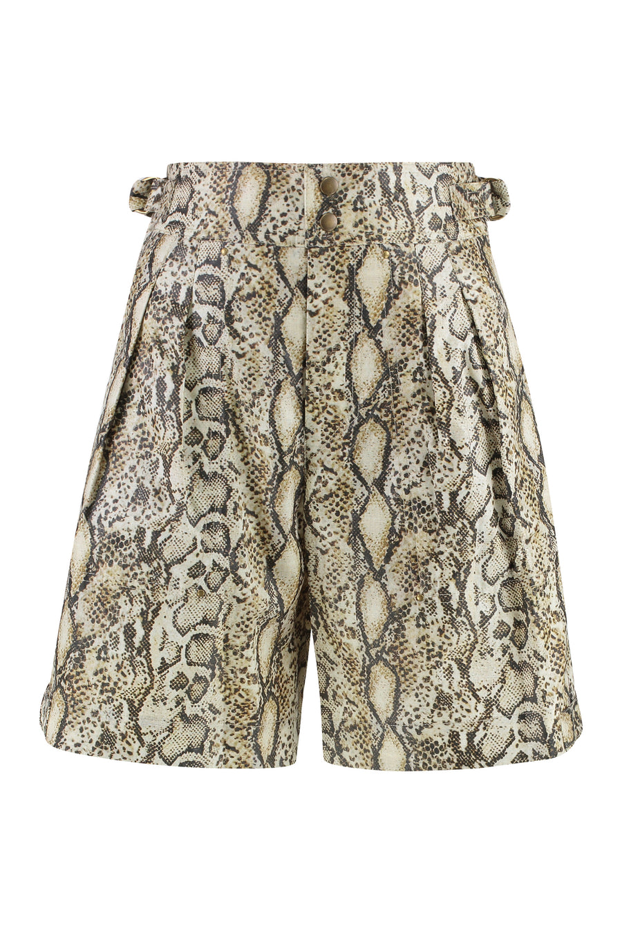 Bermuda Shorts Felize Snake Print Multicolour Viscose