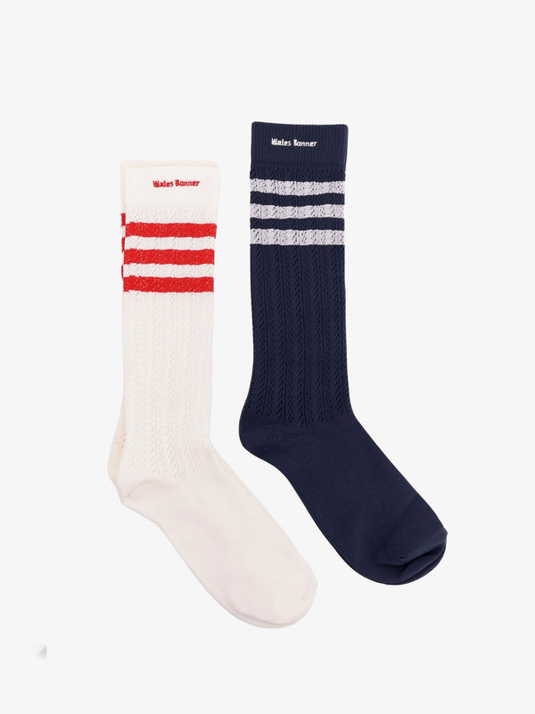 Socks Two-Pack Cotton-Blend Multicolour Hair Accessories