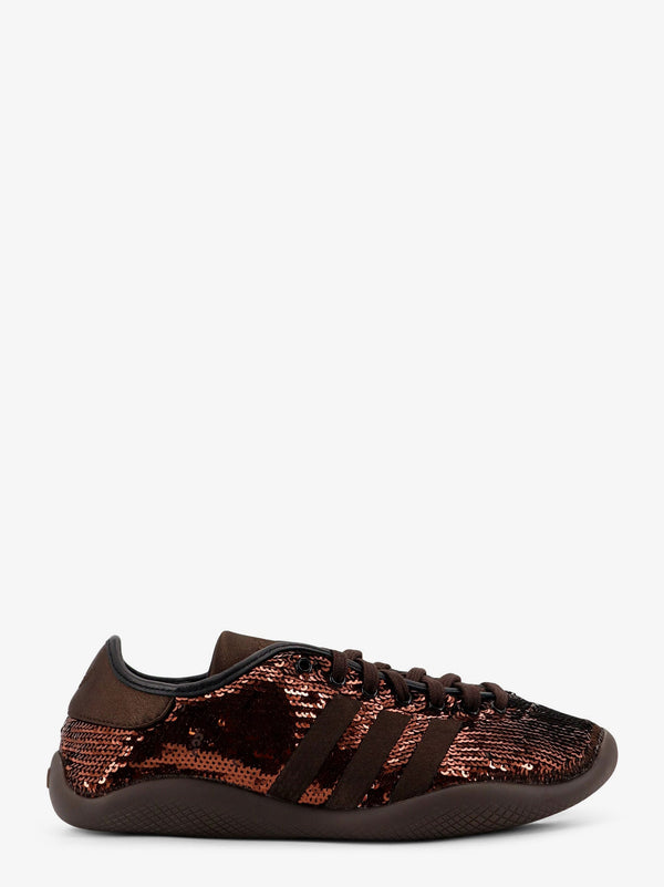 Nylon Sneakers Brown Sequins Trainers