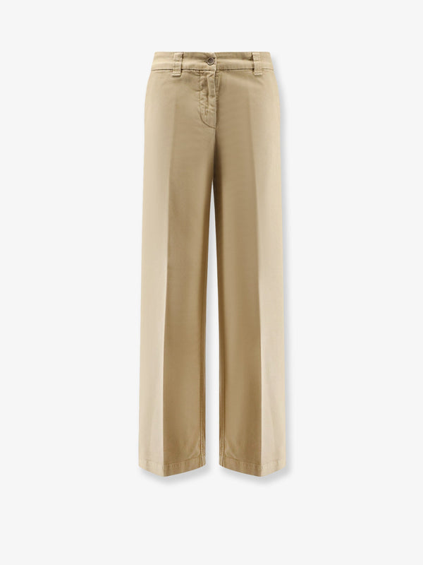 Trousers Cotton Green
